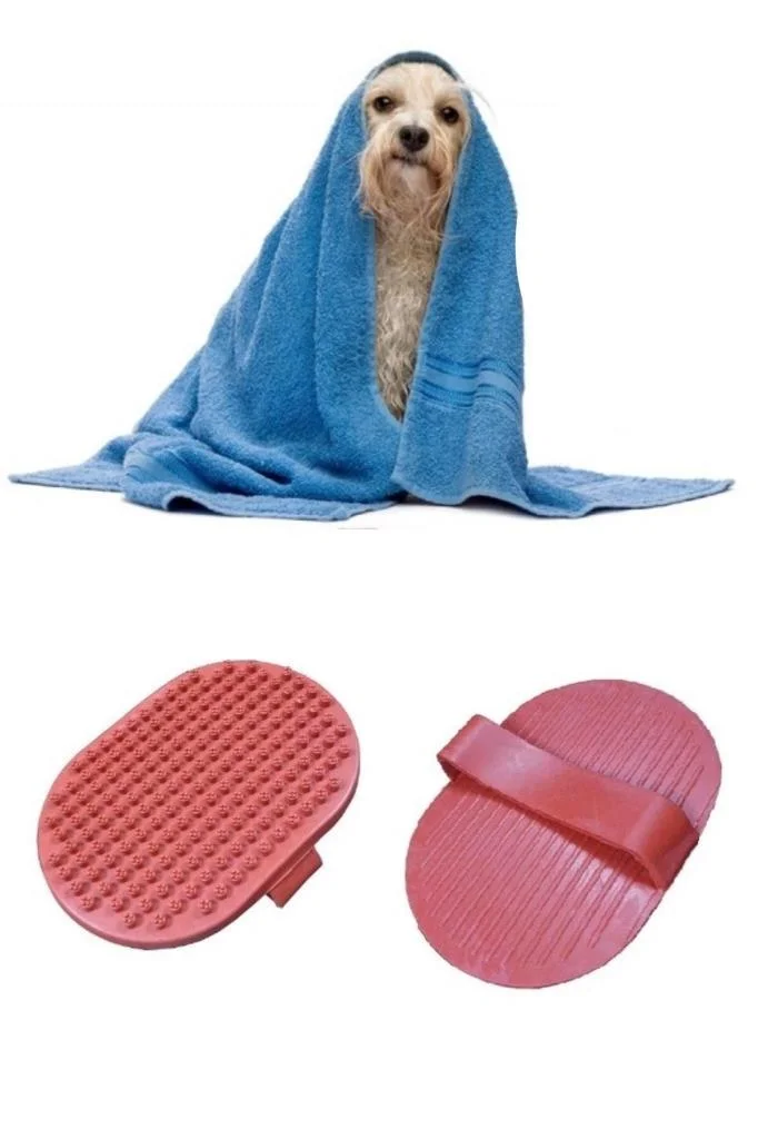 Ergonomik Masajlı Evcil Hayvan Kedi Köpek Yıkama Fırçası Aparatı görsel 5