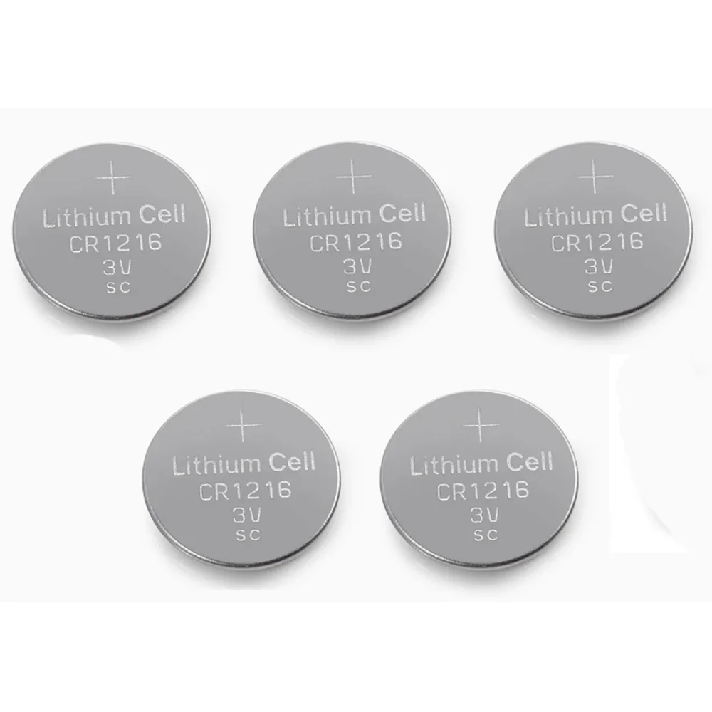 CR1216 Süper Lityum 3V 5’li Kart Düğme Pil