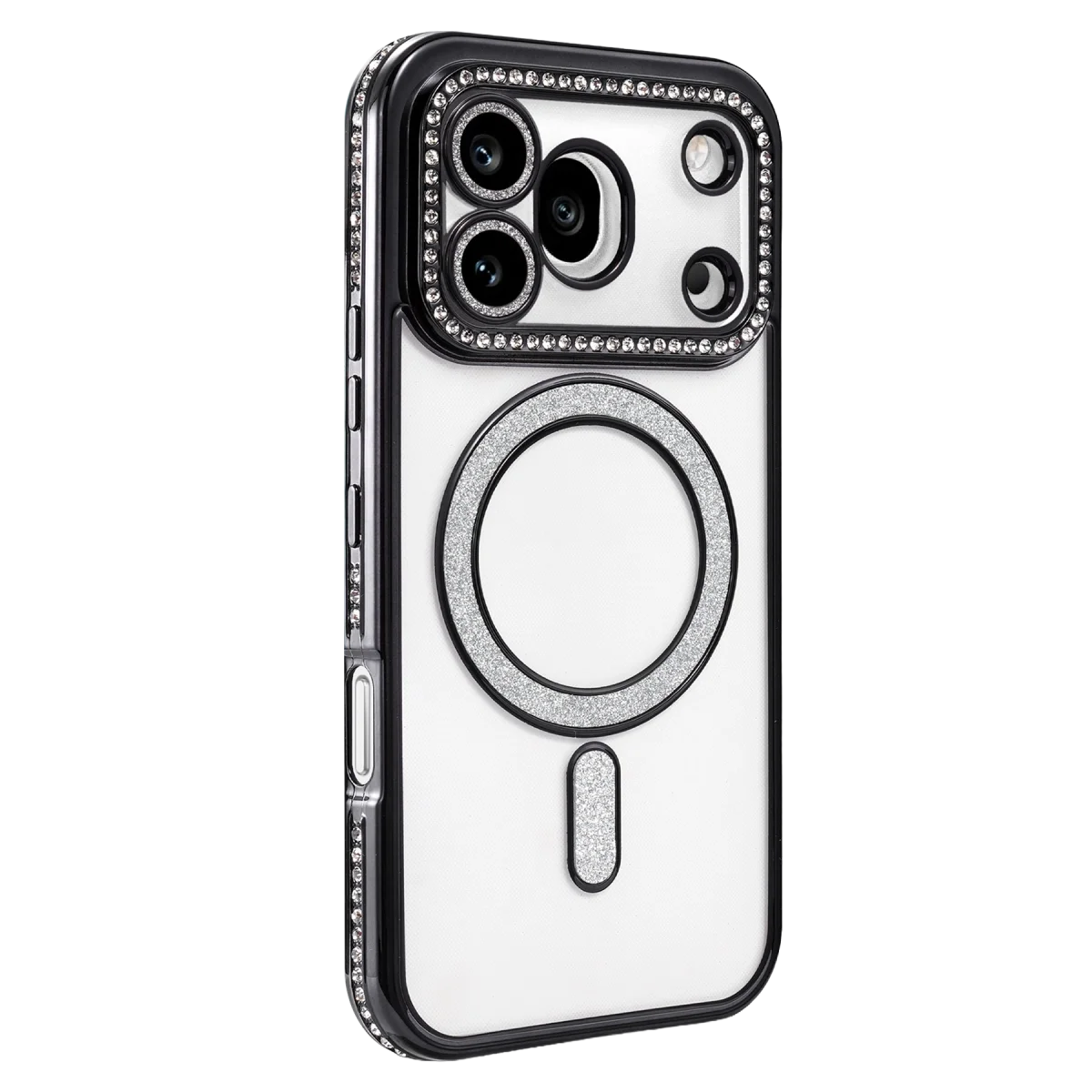 Huawei Honor 600 Pro Joke Simli Magneticsafe Kılıf - Siyah görsel 2