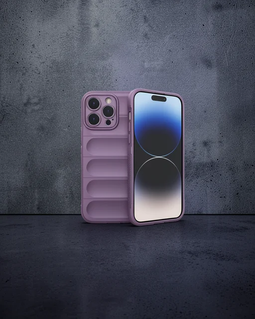 Apple İphone 14 Pro Max Kılıf Optimum Silikon - Mor