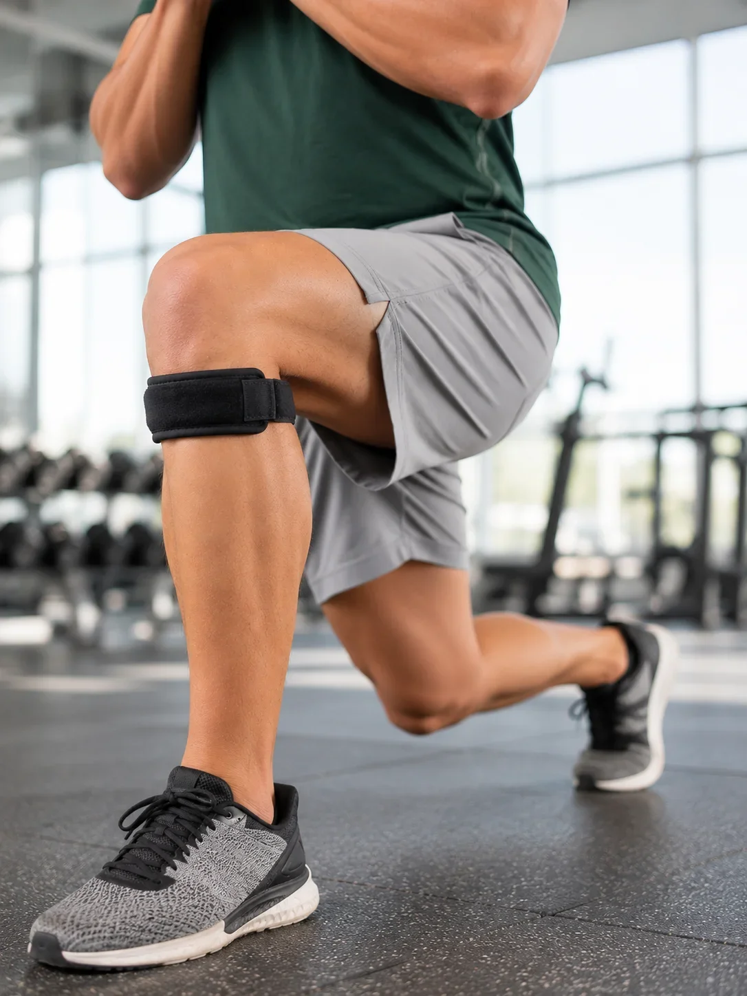 Ayarlanabilir Tendon Destek Bandı Diz Altı Spor Koşu Yürüyüş Bandı görsel 2
