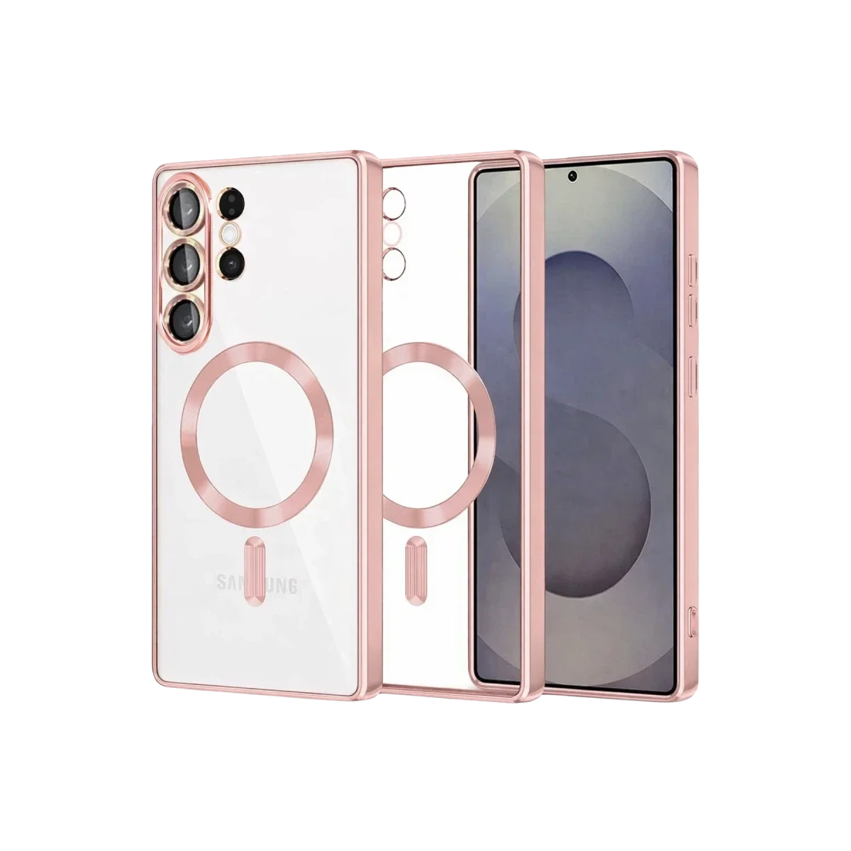 Samsung Galaxy S26 Ultra Kross Magneticsafe Kapak - Rose