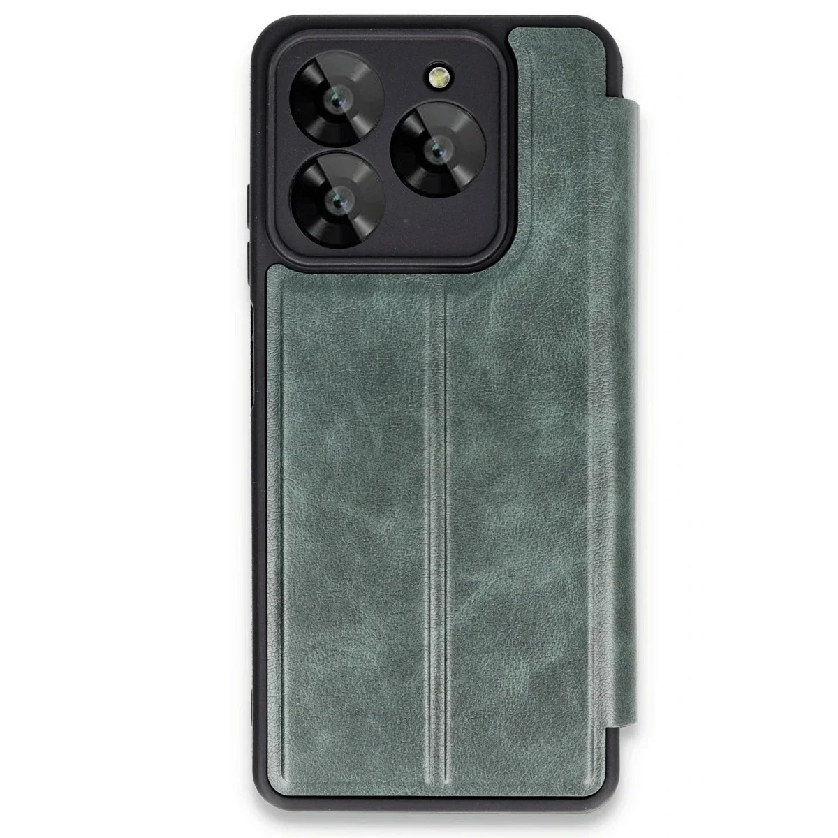 General Mobile Era 30 Kılıf Flip Cover - Koyu Yeşil