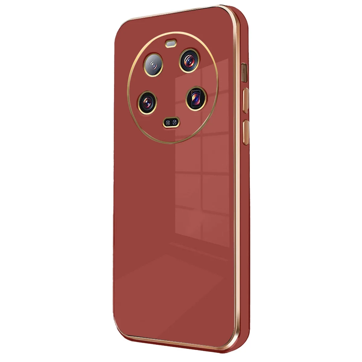 Xiaomi Mi 14 Ultra Kılıf Volet Silikon - Kırmızı