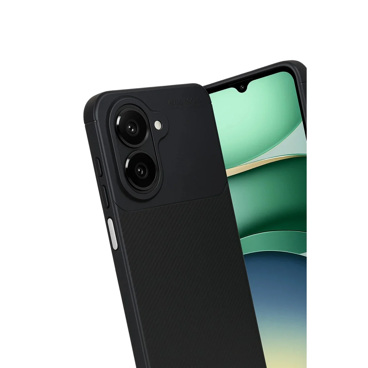 Samsung Galaxy A07 4g Auto Focus Karbon Kapak - Siyah görsel 3