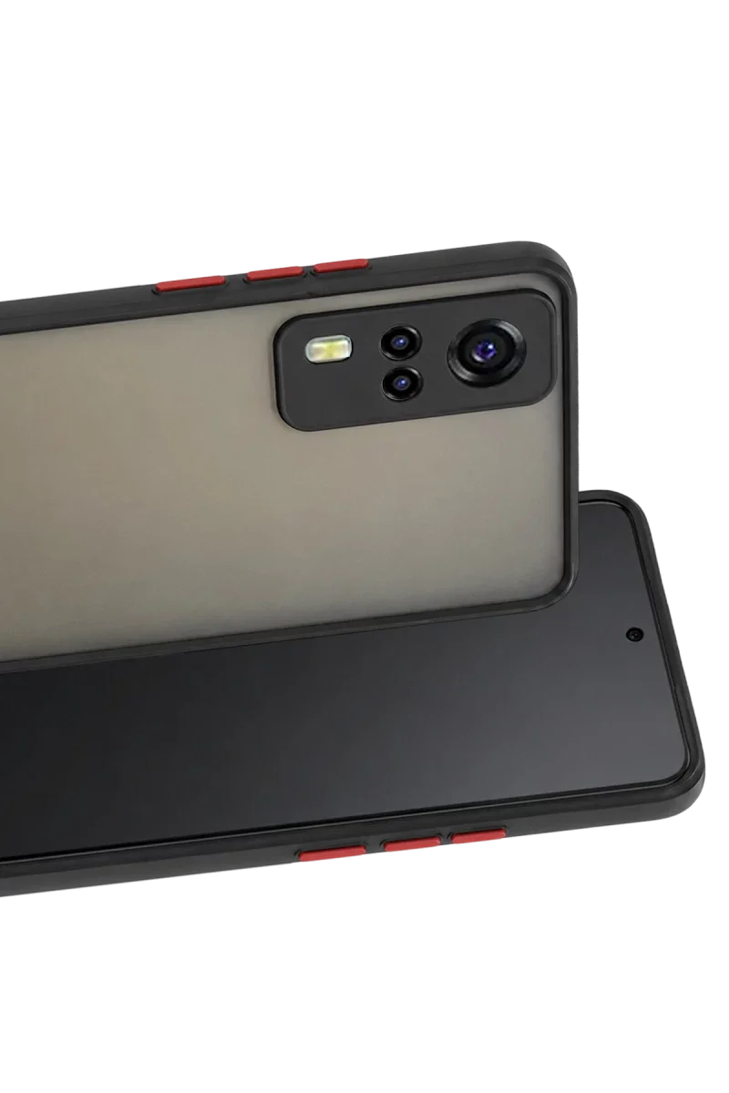 Vivo Y53S Kılıf Montreal Silikon Kapak - Siyah görsel 2