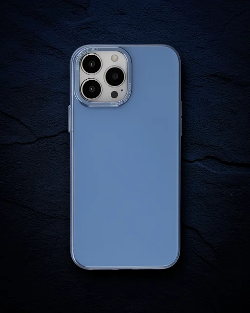 Apple İphone 14 Pro Kılıf Anka Pc Sert Metal Kapak - Mavi