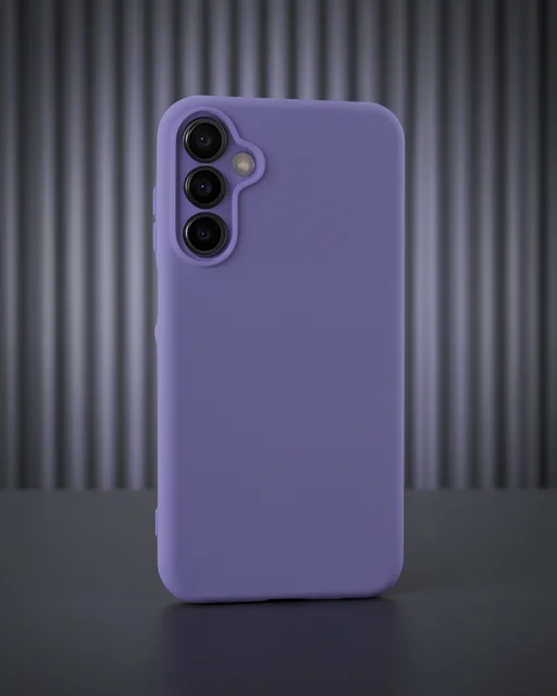 Samsung Galaxy A15 4g Kılıf Nano İçi Kadife Silikon - Mor