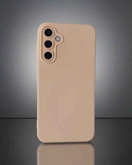 Samsung Galaxy A05s Kılıf Nano İçi Kadife Silikon - Pudra