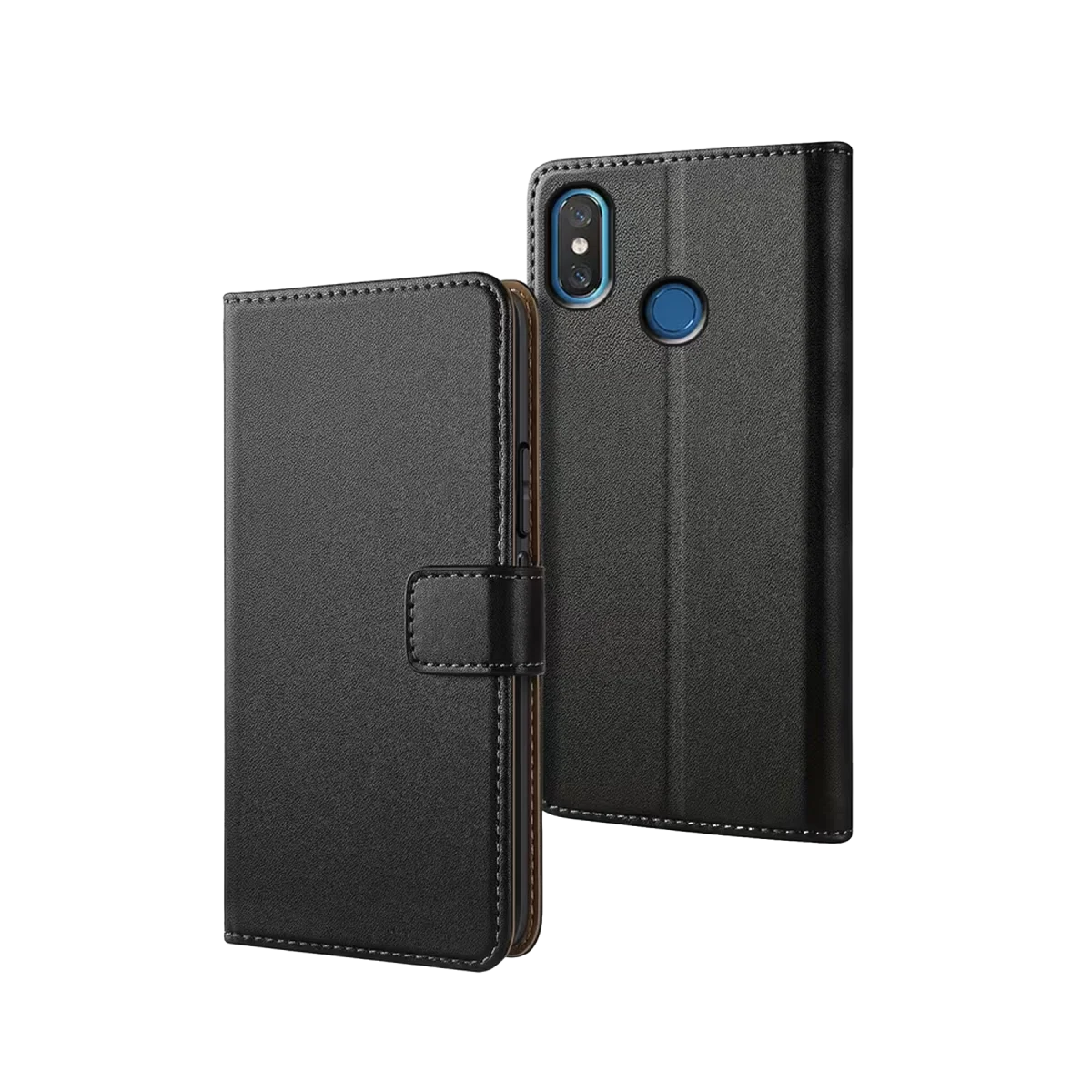 Xiaomi Mi 8 Trend S Plus Kapaklı Kılıf - Siyah
