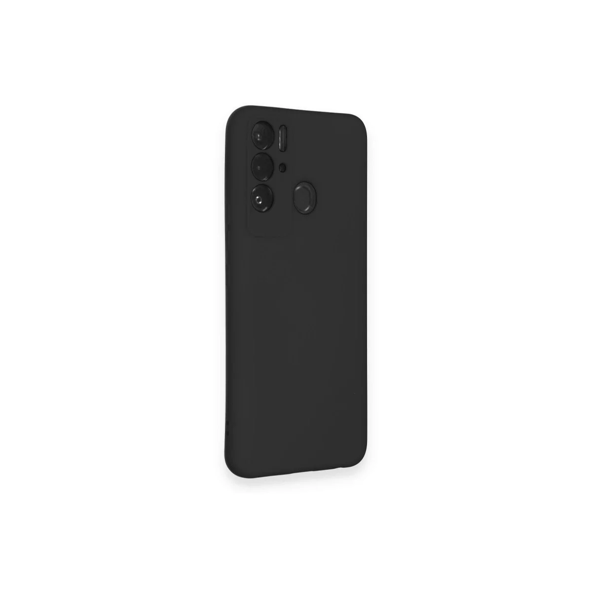 Tecno Pova Neo Kılıf Nano İçi Kadife Silikon - Siyah görsel 2