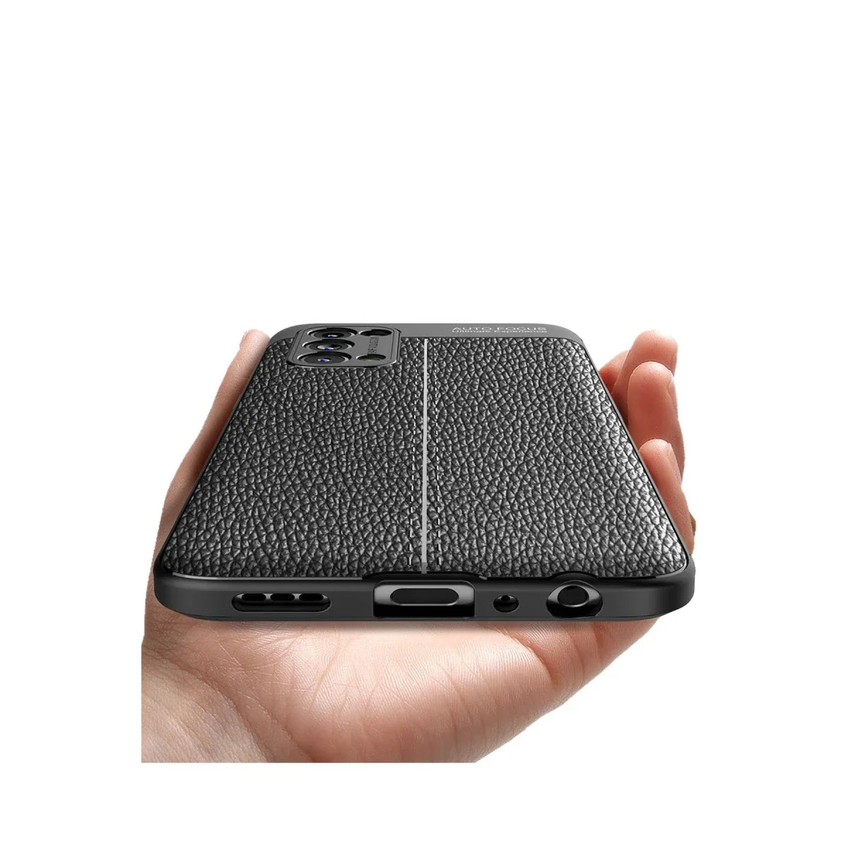 Oppo Reno 5 Kılıf Auto Focus Kapak - Lacivert görsel 5
