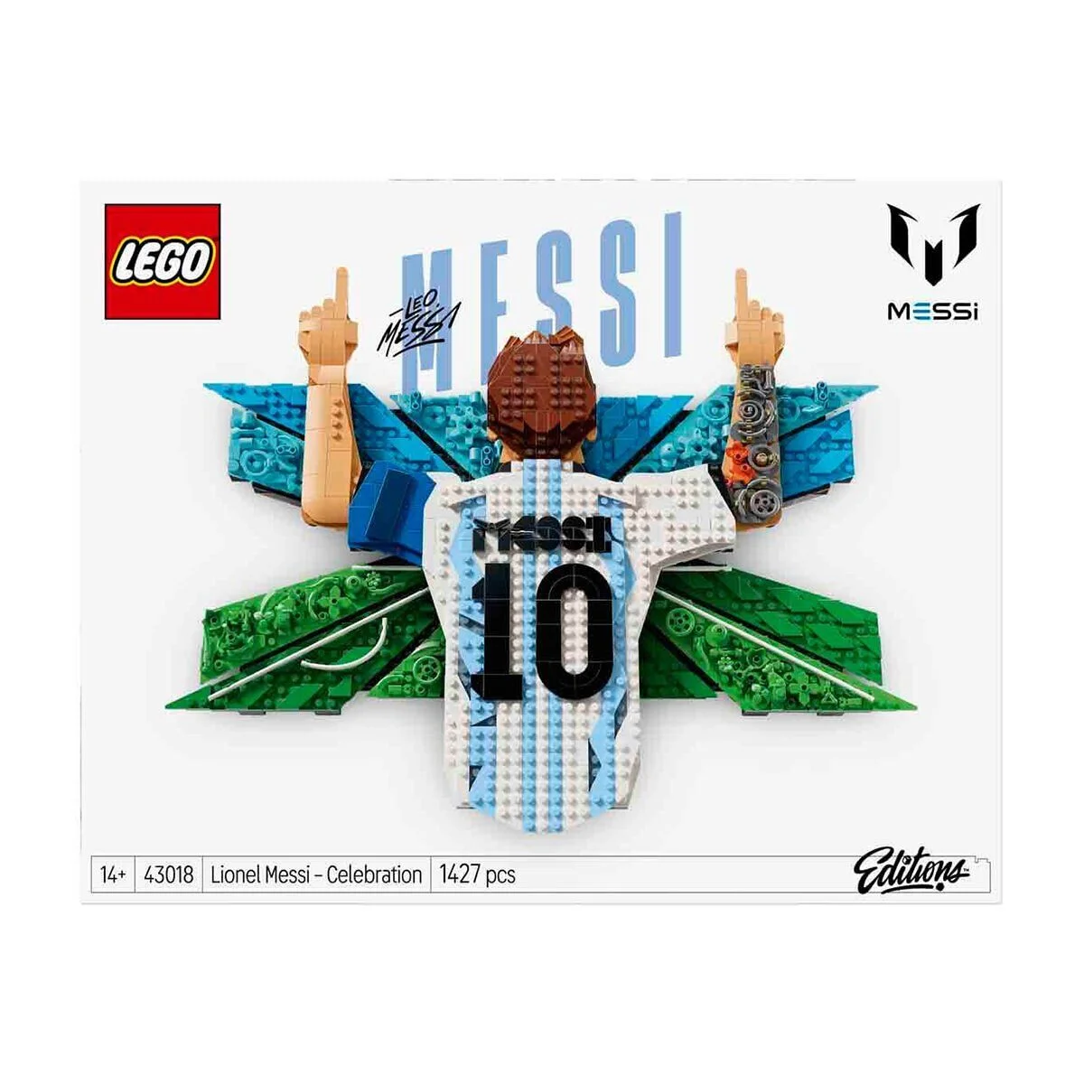 43018 Lego Editions Lionel Messi - Kutlama 1427 parça +14 yaş görsel 5