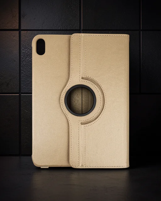 Apple İpad 2022 10.9 (10.nesil) Kılıf 360 Tablet Deri Kılıf - Gold