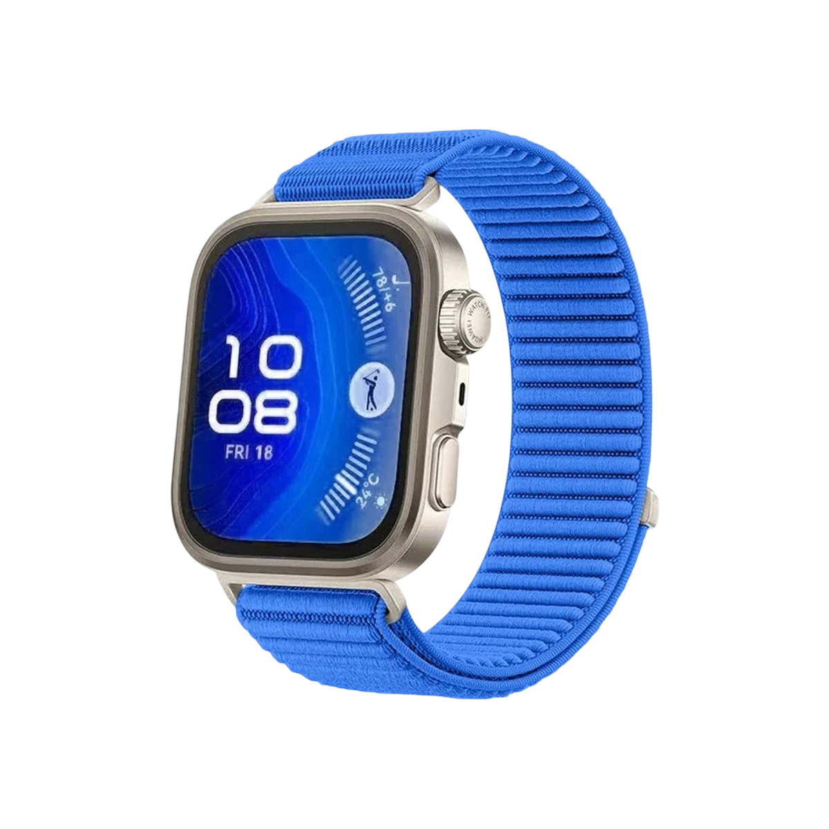 Huawei Fit 4 Braid Kordon - Mavi