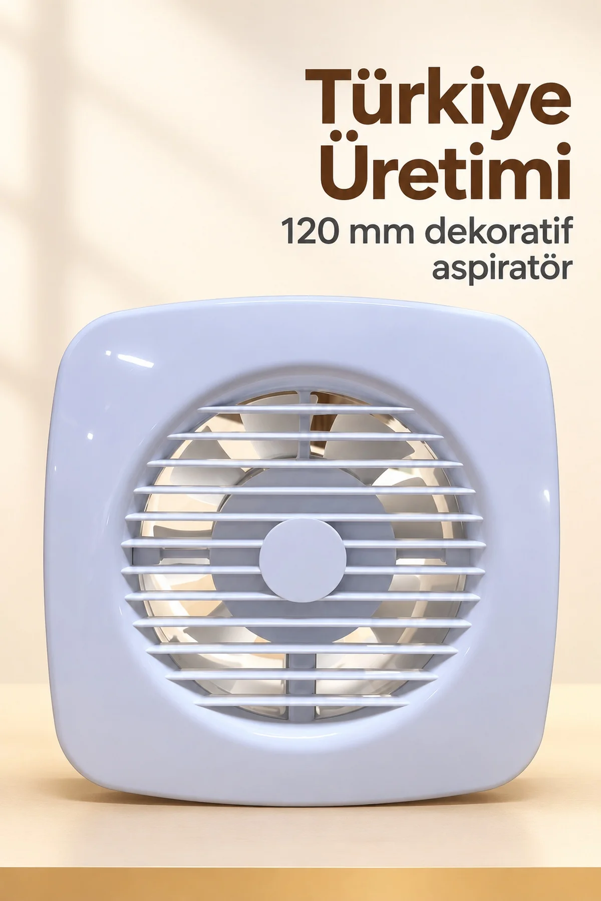 120 mm 16 W Beyaz Dekoratif Aspiratör