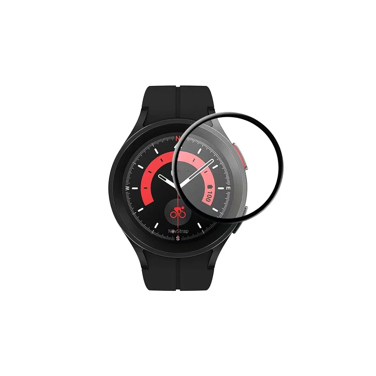 Samsung Galaxy Watch 4 42mm Polymer Nano Ekran Koruyucu - Şeffaf görsel 2