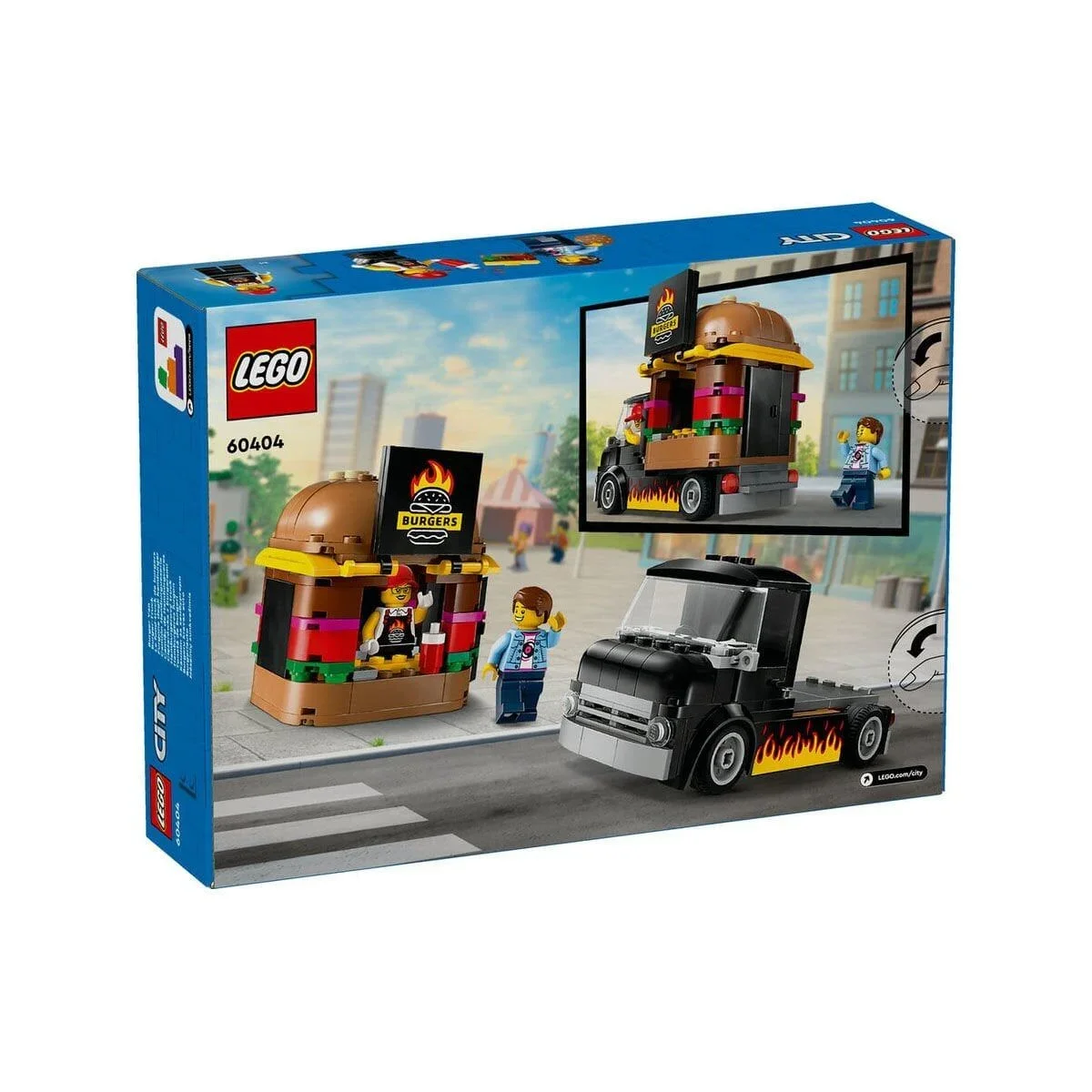 60404 LEGO® City Hamburger Kamyonu 194 parça +5 yaş görsel 5