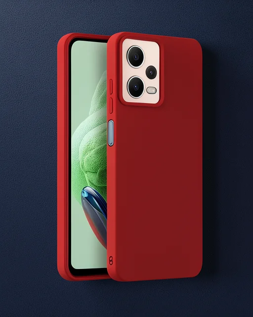 Xiaomi Redmi Note 12 Pro 5g Kılıf Nano İçi Kadife Silikon - Pudra