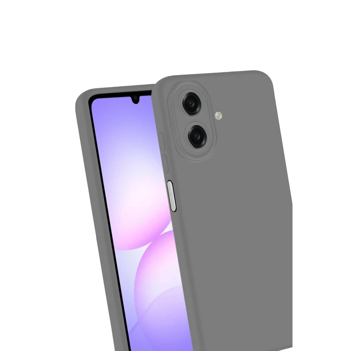 Samsung Galaxy A07 4g First Silikon - Gri görsel 3