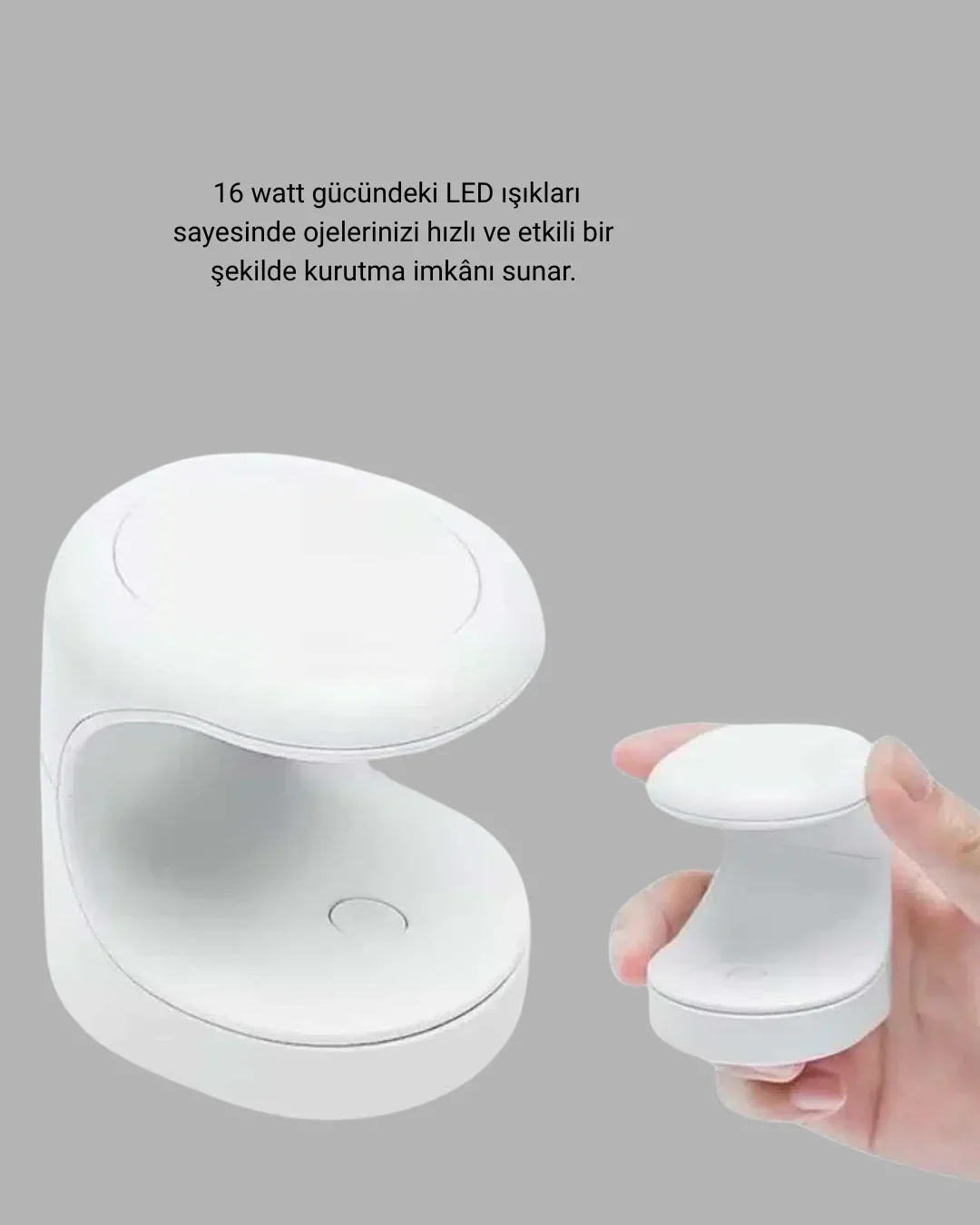20.000 RPM Tırnak Matkabı + ni LED Oje Kurutma Cihazı Seti Yeni Nesil görsel 3
