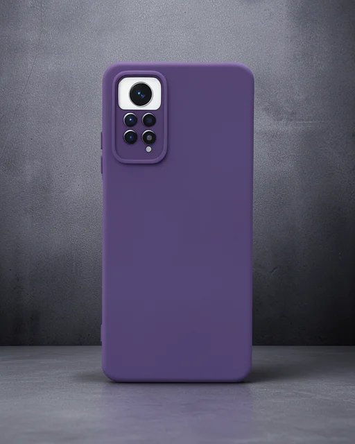 Xiaomi Redmi Note 12 Pro 4g Kılıf Nano İçi Kadife Silikon - Mor