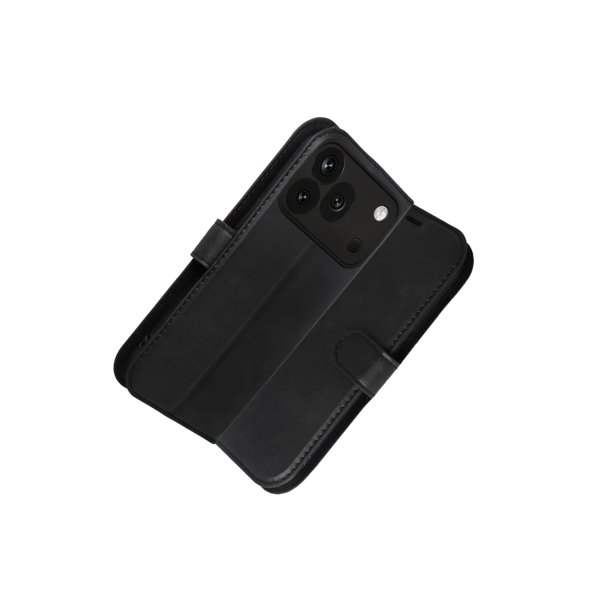 Huawei Honor 600 Pro Trend S Plus Kapaklı Kılıf - Siyah görsel 3