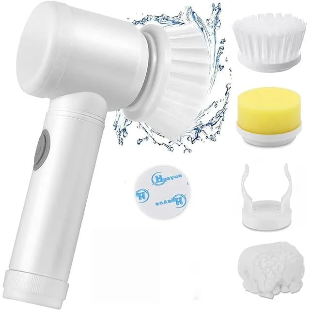 SN-20457 Çok Fonksiyonlu Banyo Mutfak Lavabo Şarjlı Tezlik Fırçası görsel 2