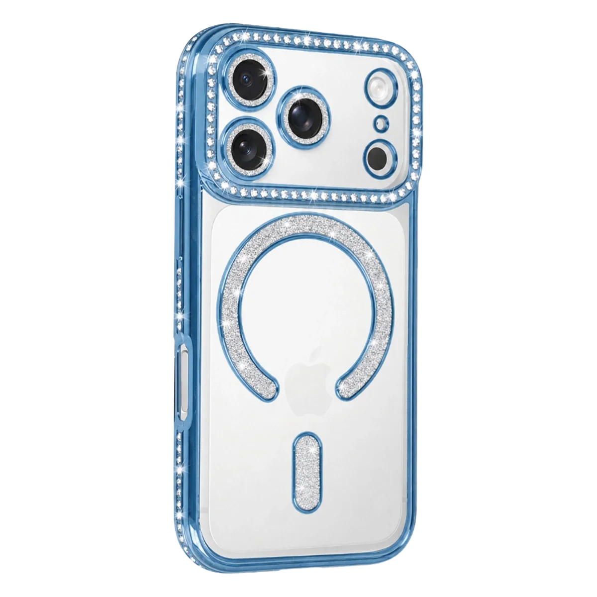 Apple İphone 18 Pro Max Joke Simli Magneticsafe Kılıf - Sierra Blue görsel 2