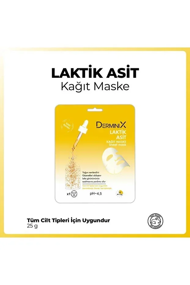 Yüz Bakım Kağıt Maske - Laktik Asit