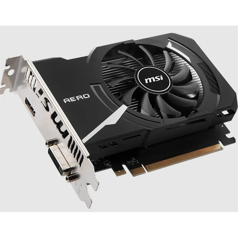 Geforce GT1030 Aero Itx 2GD4 Oc 2GB DDR4 64BIT 1XHDMI 1XDVI Ekran Kartı görsel 3