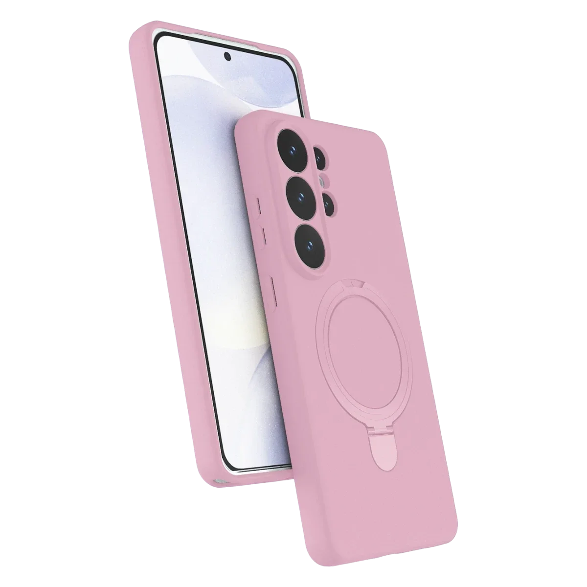 Samsung Galaxy S26 Ultra Regal Magsafe Standlı Kapak - Açık Pembe