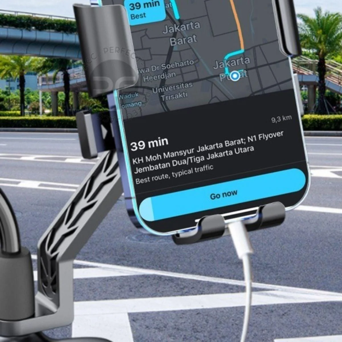 Motor,Motosiklet,Bisiklet,Scooter İçin 360 Derece Dönebilen Dikiz Aynası Versiyonu Telefon Tutucu Aparat görsel 5