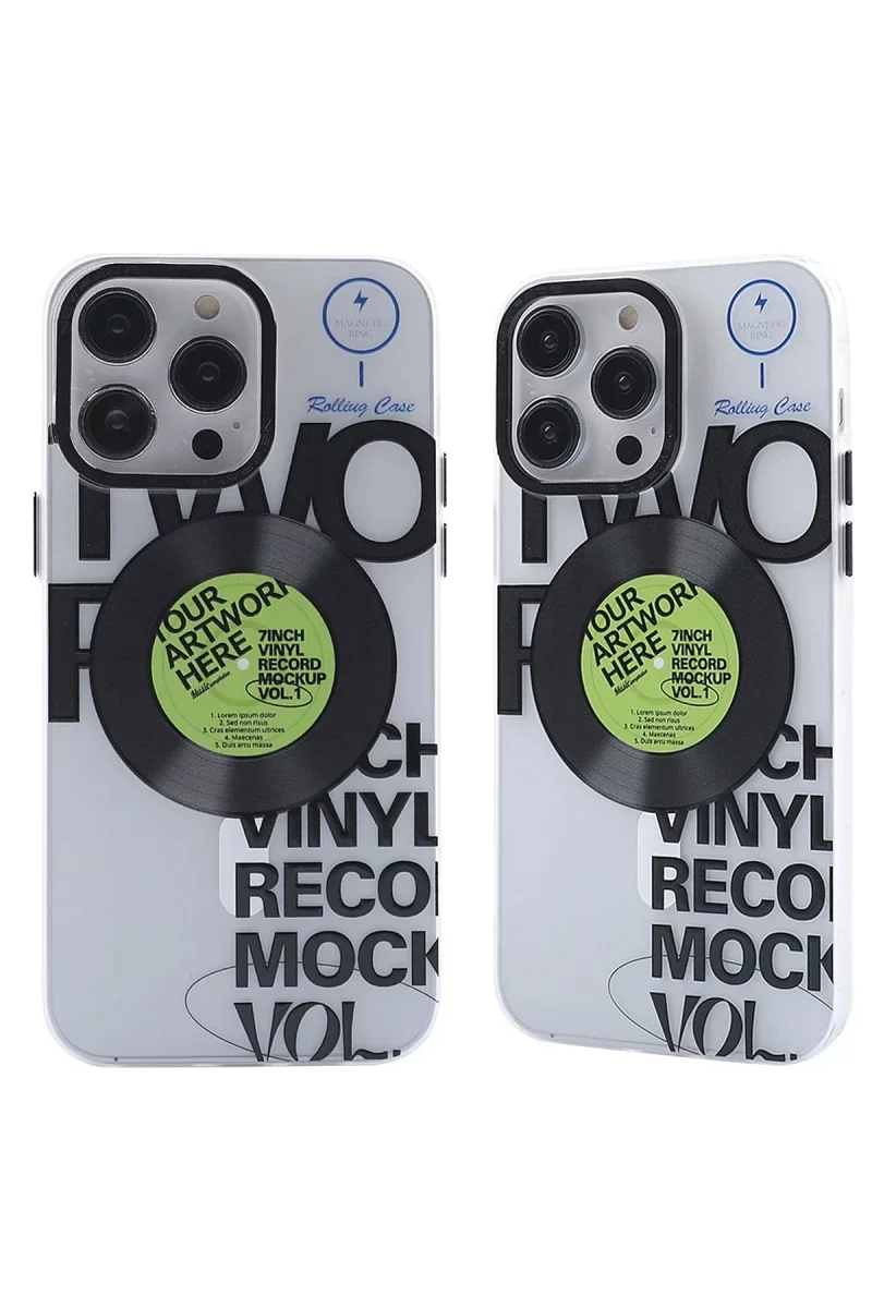 Apple iPhone 14 Pro Kılıf Apollo Magneticsafe Desenli Kapak - Apollo Şeffaf - 5