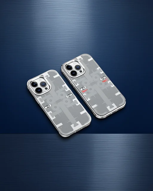 Apple İphone 13 Pro Kılıf Mekanik Bumper Kapak - Gümüş