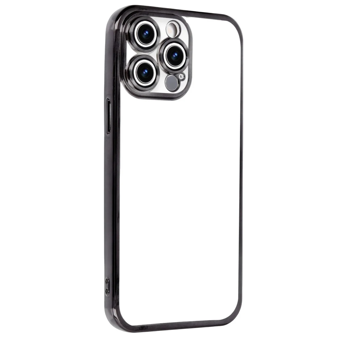 Apple İphone 15 Pro Max Razer Lensli Silikon - Siyah görsel 2