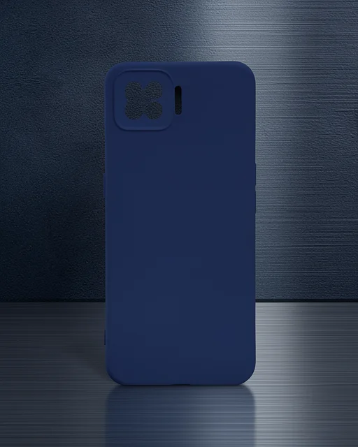 Oppo A73 Kılıf Nano İçi Kadife Silikon - Lacivert