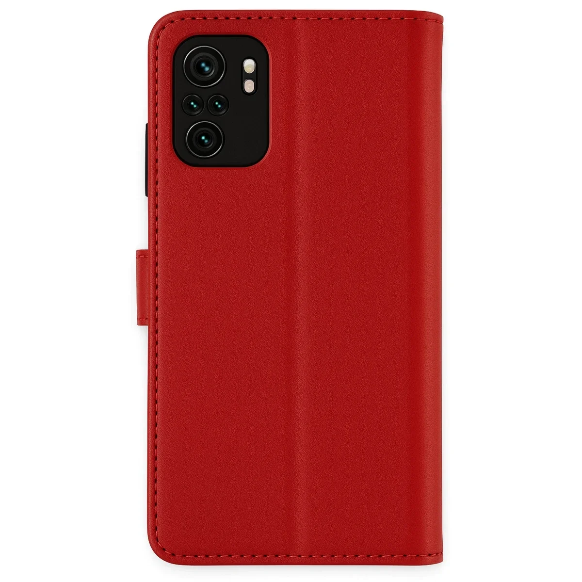 Xiaomi Mi Note 10 Trend S Plus Kapaklı Kılıf - Kırmızı