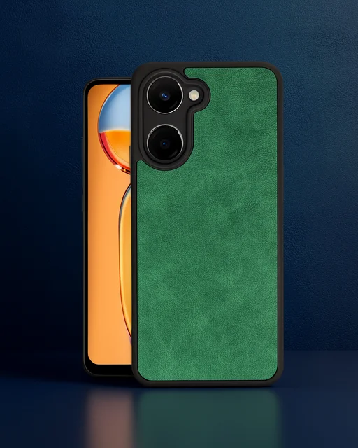 Vivo Y18 Kılıf Aras Deri Kapak - Koyu Yeşil