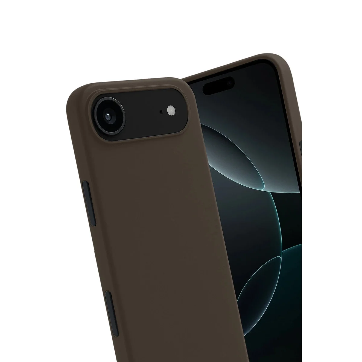 Apple İphone 17 Air First Silikon - Kahverengi görsel 3