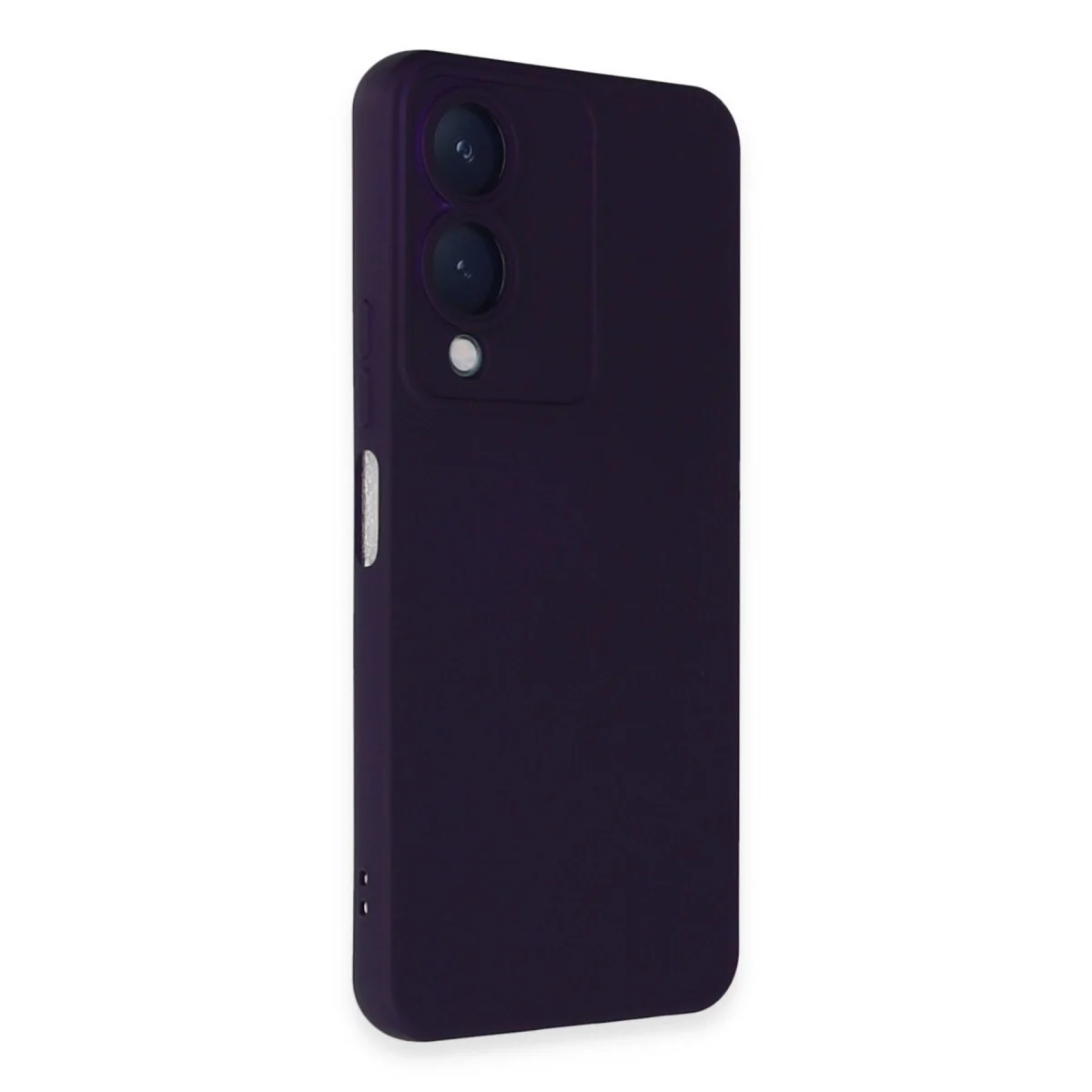 Vivo Y17s Kılıf Nano İçi Kadife Silikon - Mor görsel 2