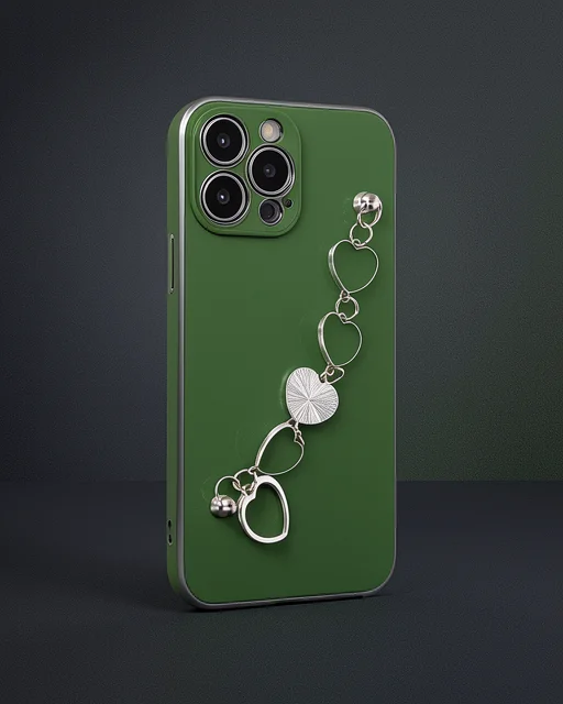 Apple İphone 13 Pro Max Kılıf Esila Silikon - Su Yeşili