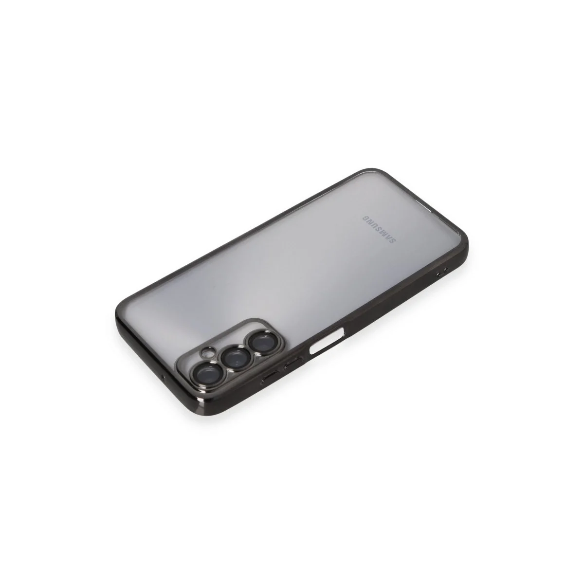Samsung Galaxy A05s Kılıf Razer Lensli Silikon - Siyah görsel 3