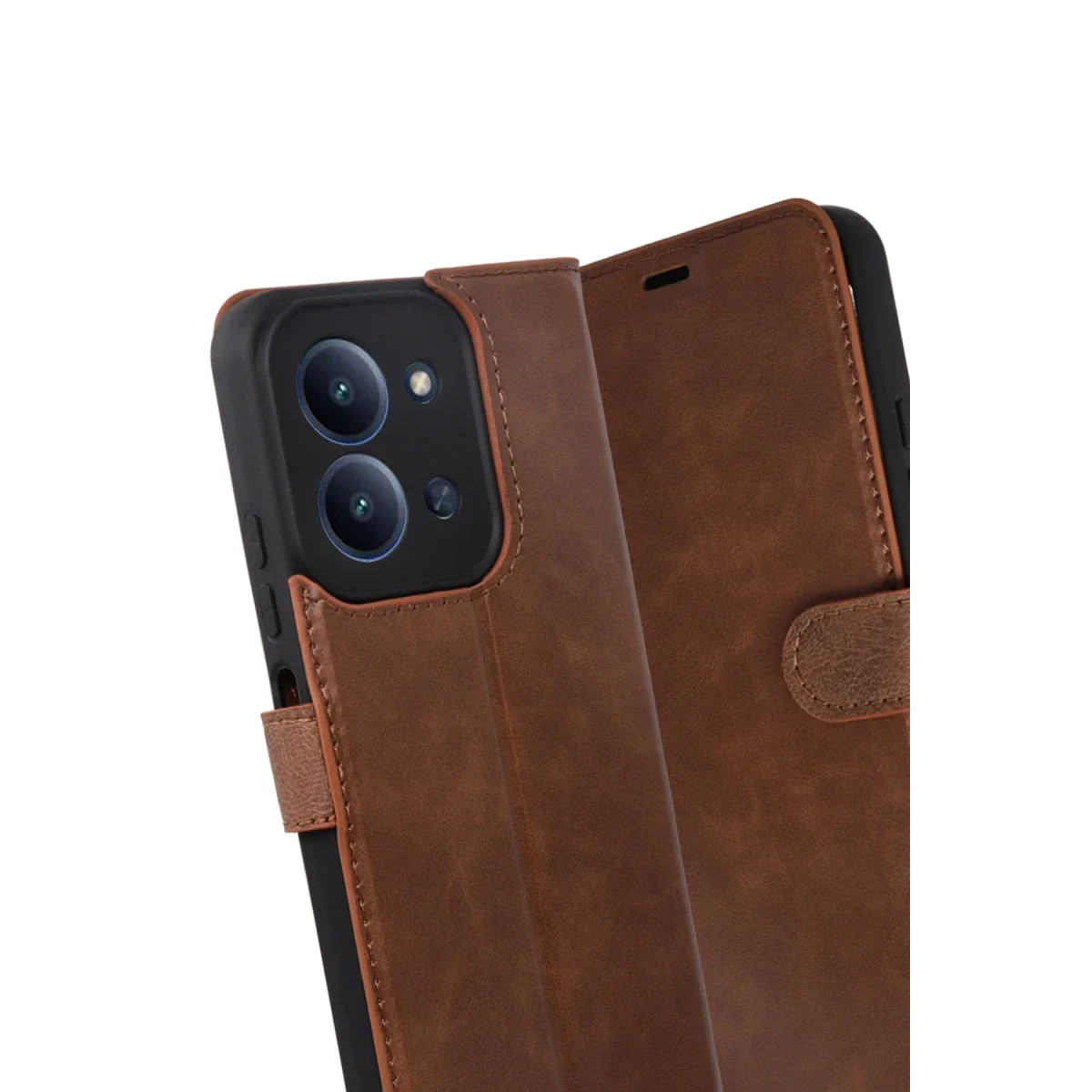 Xiaomi Redmi 15C 4G Trend S Plus Kapaklı Kılıf - Taba görsel 3