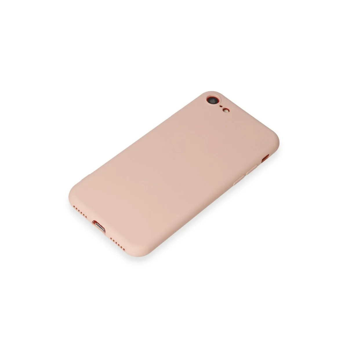 Apple İphone 7 Kılıf First Silikon - Pudra görsel 4