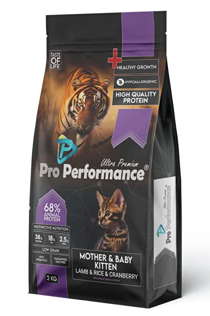 Mother baby kitten lamb,rice,crab 2 kg pro perf
