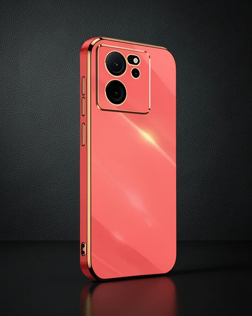 Xiaomi Mi 13t Pro Kılıf Volet Silikon - Kırmızı