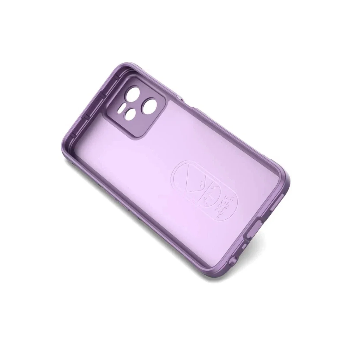 Realme C35 Kılıf Optimum Silikon - Mor görsel 5