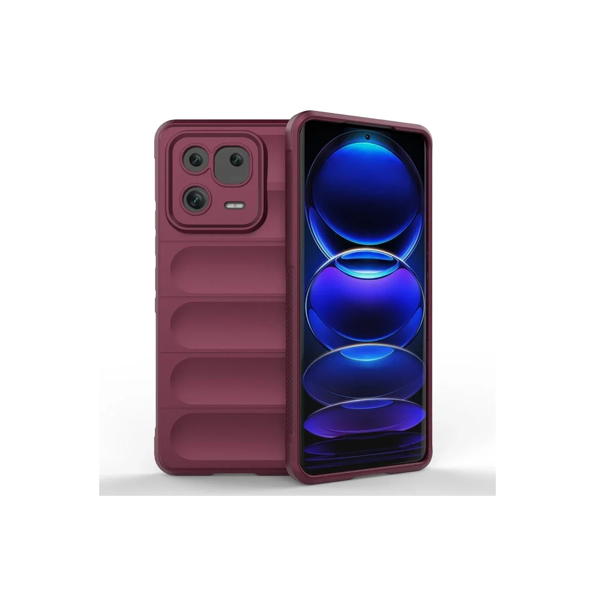 Xiaomi Mi 13 Pro Kılıf Optimum Silikon - Bordo