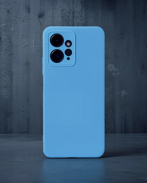 Xiaomi Redmi Note 12 4g Kılıf Nano İçi Kadife Silikon - Mavi